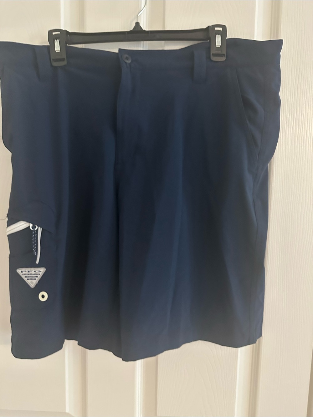 Columbia PFG Performance Fishing Gear Shorts 38W Navy Omni Shield Outdoor